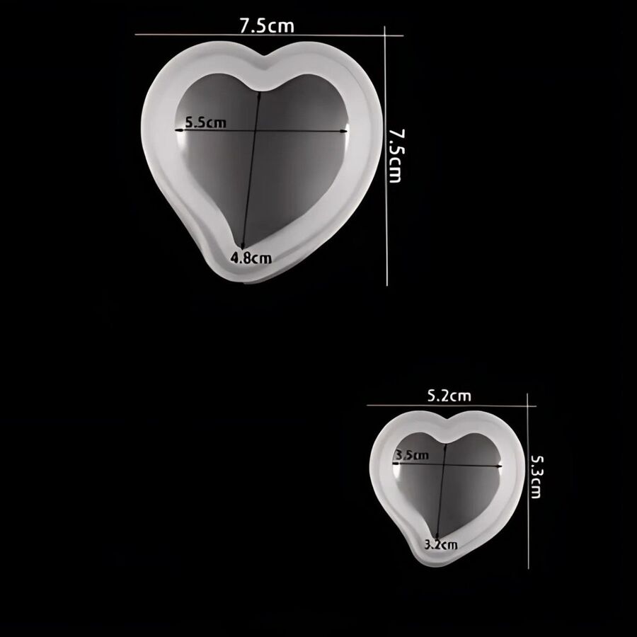 SET MOLDES CORAZONES