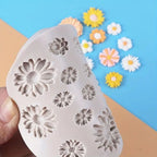 Molde de silicona margaritas chicas
