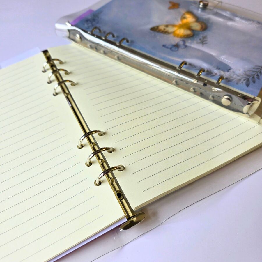 CUADERNO ANILLAS CON HOJAS Y CARATULA