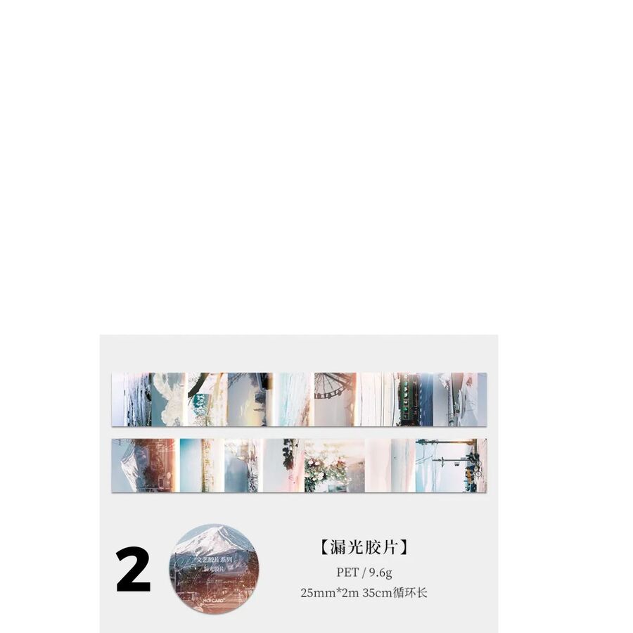 WASHI TAPE FOTOGRAFIA REVELADO PET