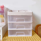 Organizador escritorio cosmeticos 2 cajones