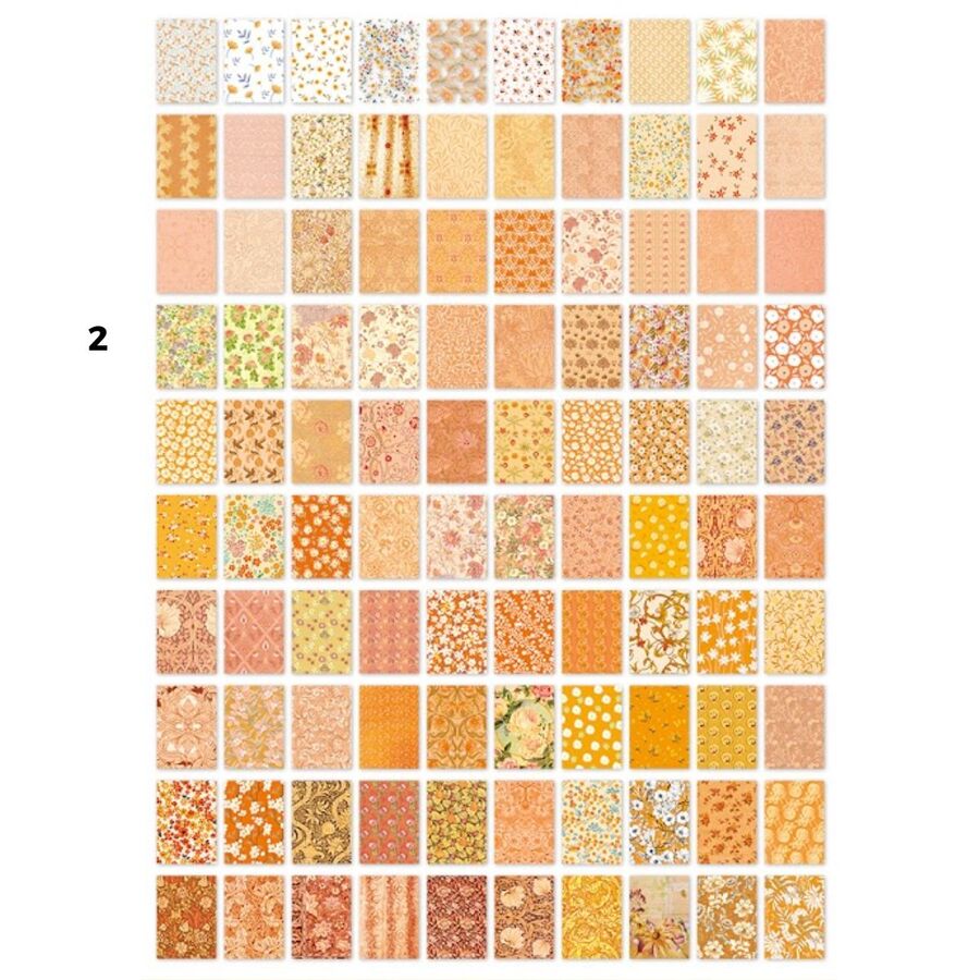 Libro 100 papeles florales