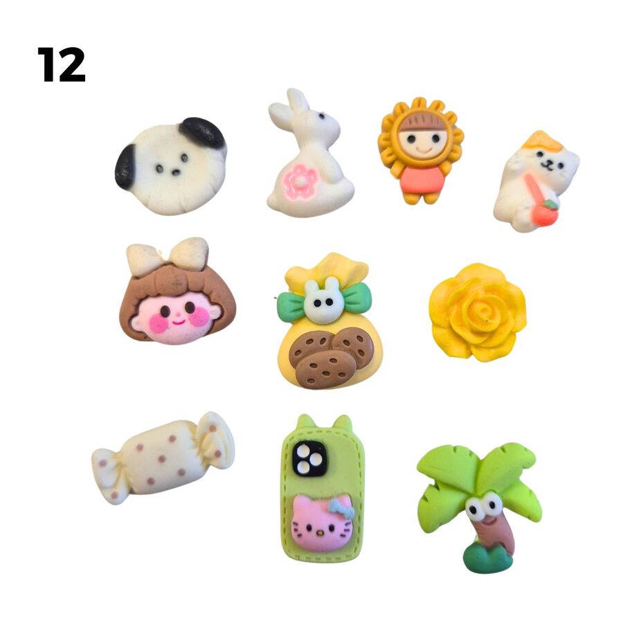 PACK 10 CHARMS SURTIDOS