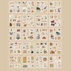 Caja grande pegatinas pet mariposas