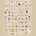 Caja grande pegatinas pet mariposas