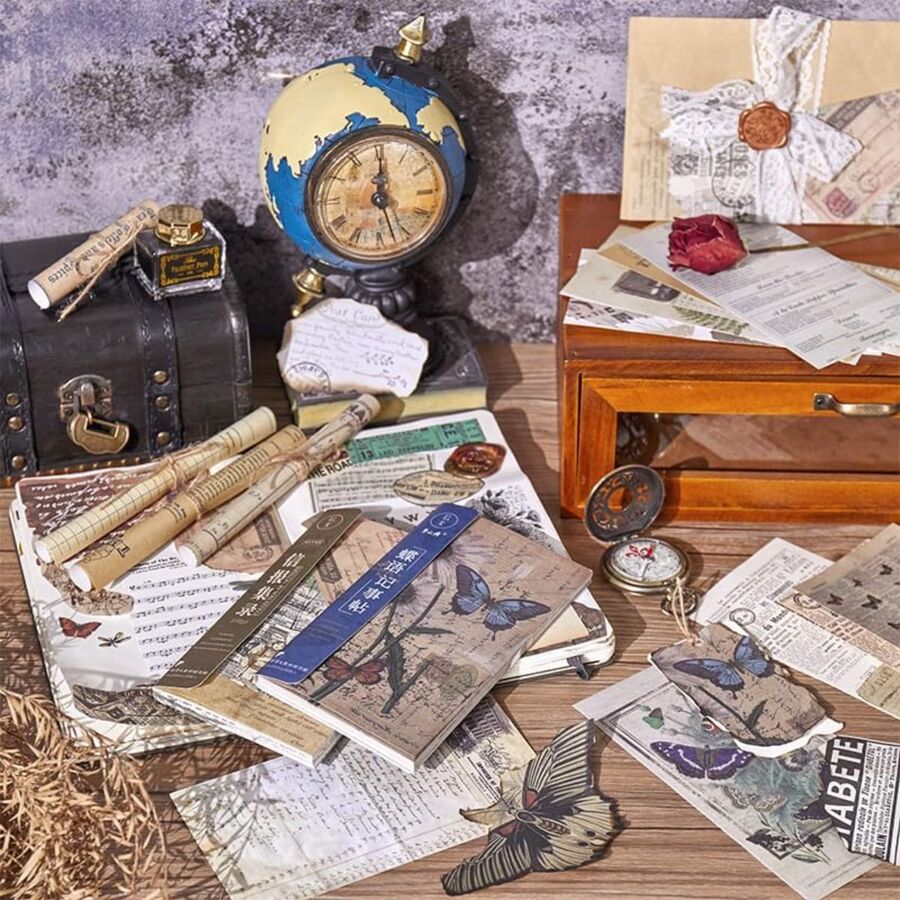 BLOCK PAPELES RETROS