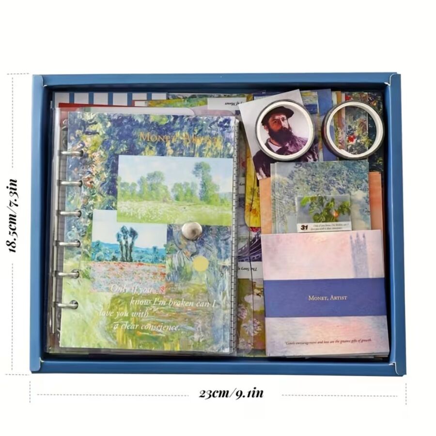 Set papeleria Van Gogh Monet