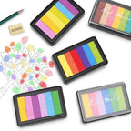 Almohadilla tinta arcoiris