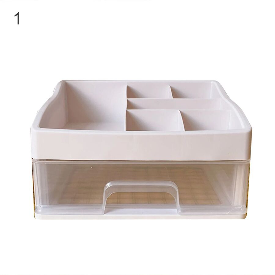 Organizador escritorio cosmeticos 2 cajones