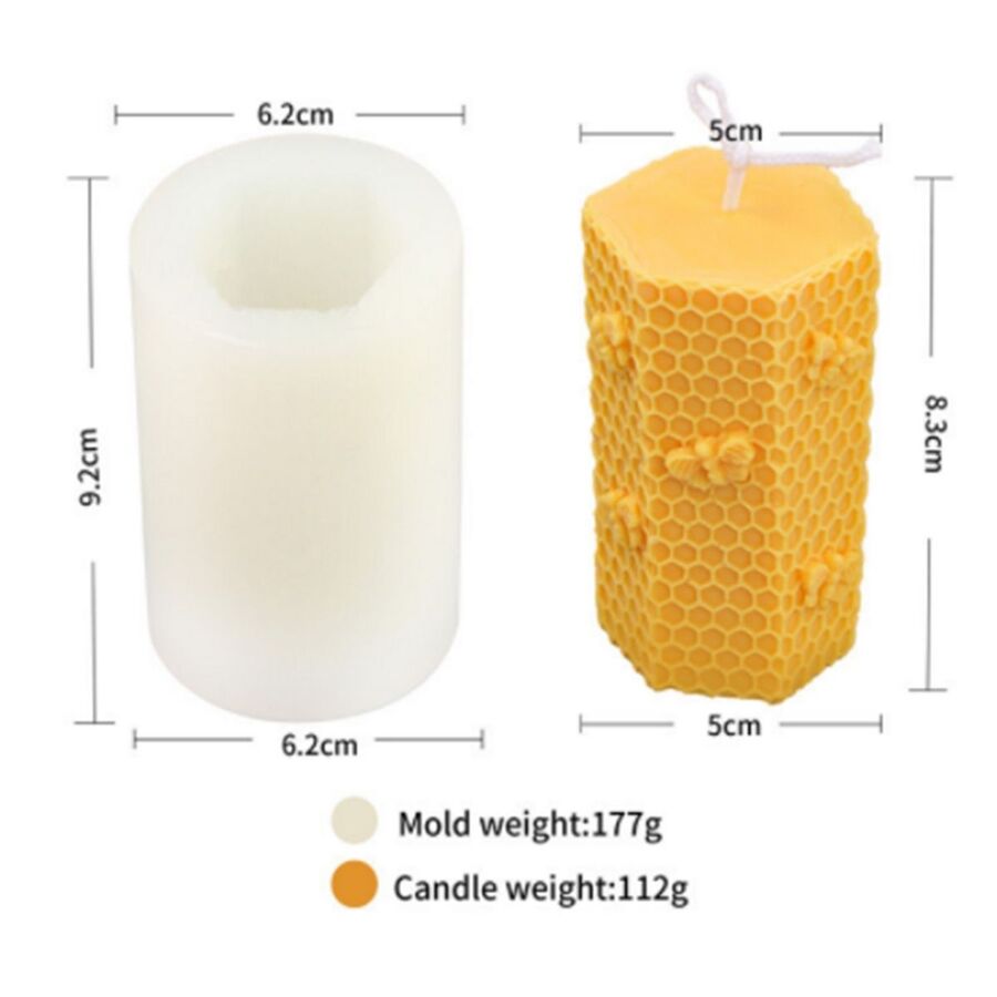 Molde silicona vela miel - 30104