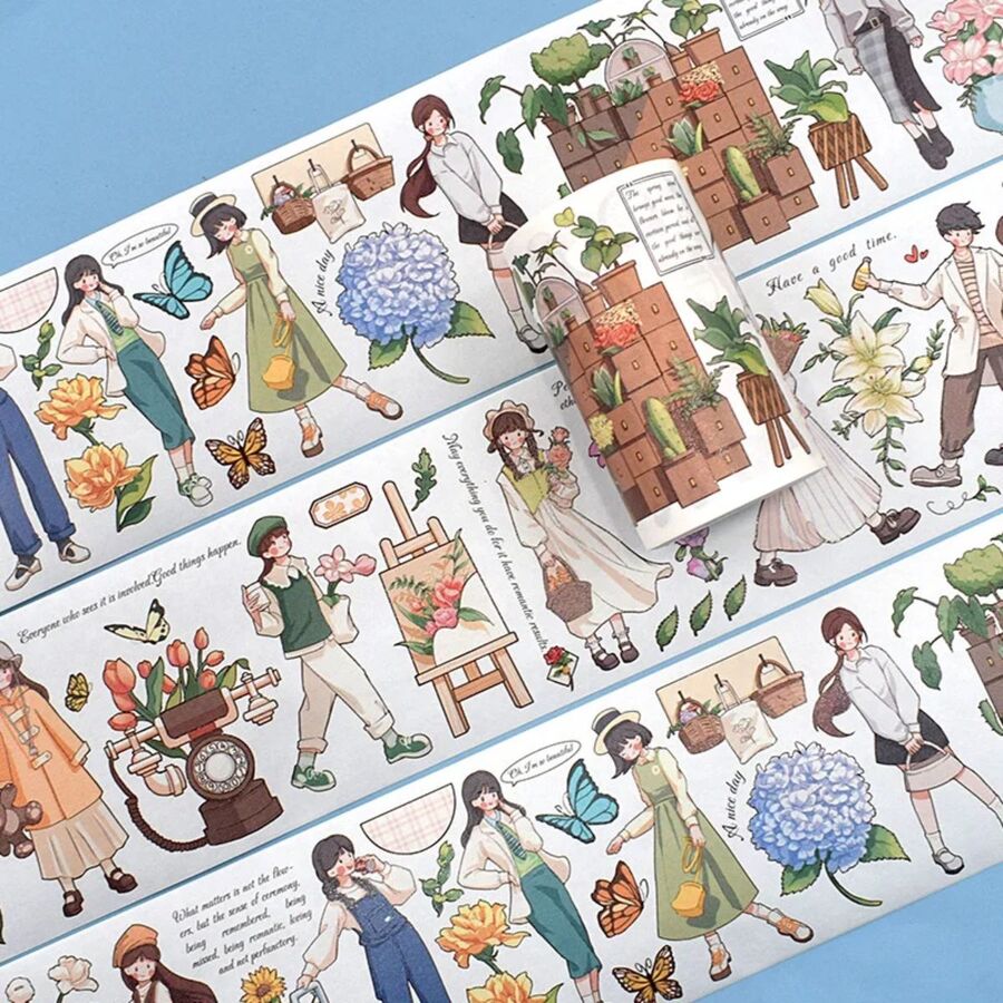 Cinta washi tape campesina