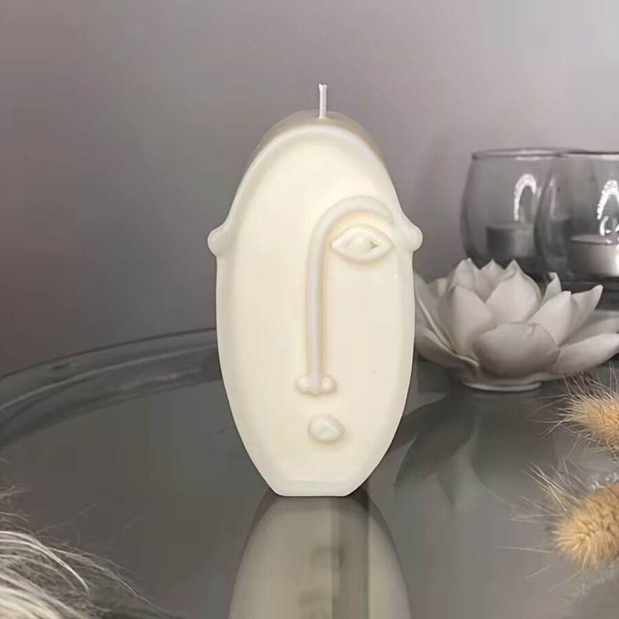 Molde de silicona vela rostro 1 - 29646