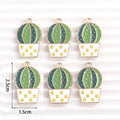 10 DIJE ESMALTADO CACTUS