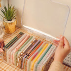 Caja de almacenamiento transparente organizadora