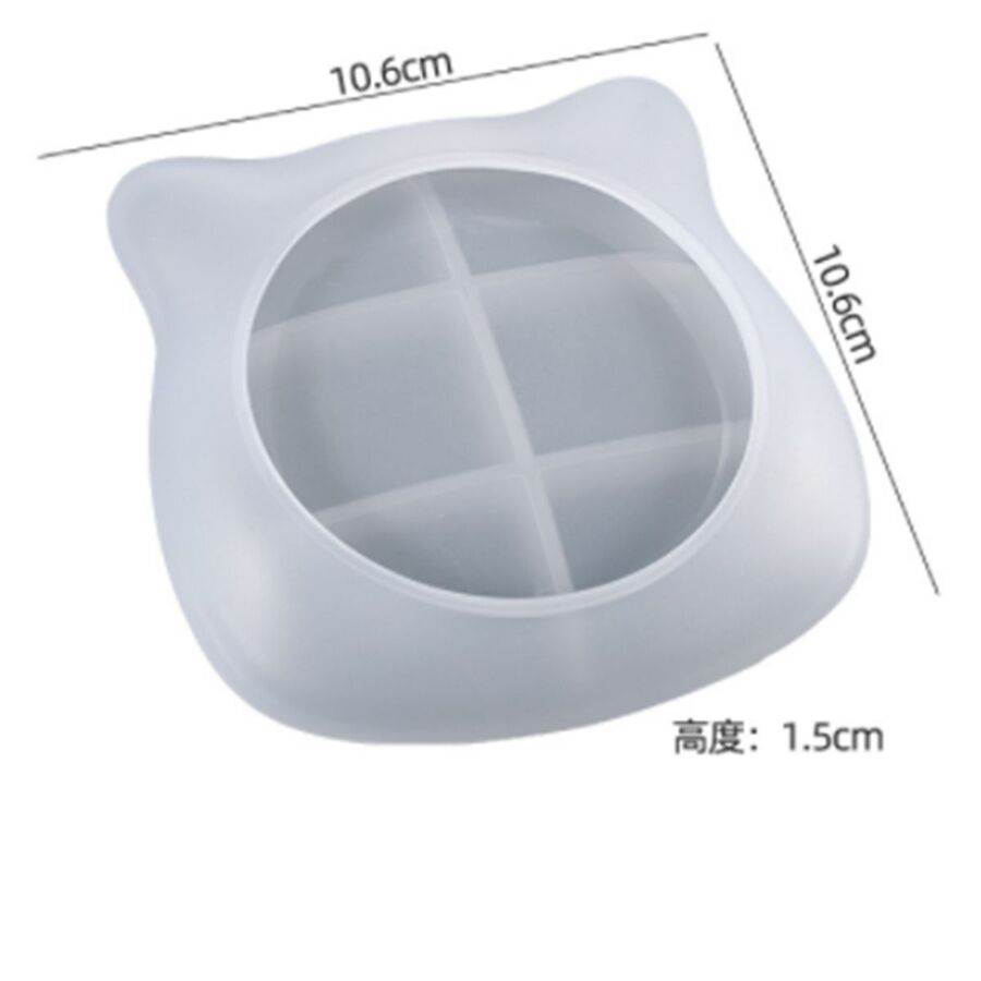 Molde silicona bandeja gato - 30080