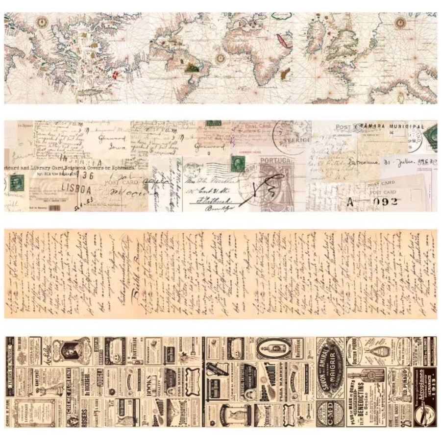 WASHI TAPE ANCHA VINTAGE