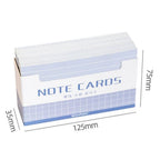 Pack note cards