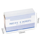 Pack note cards