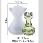 Molde de silicona ajedrez torre chica - 29709