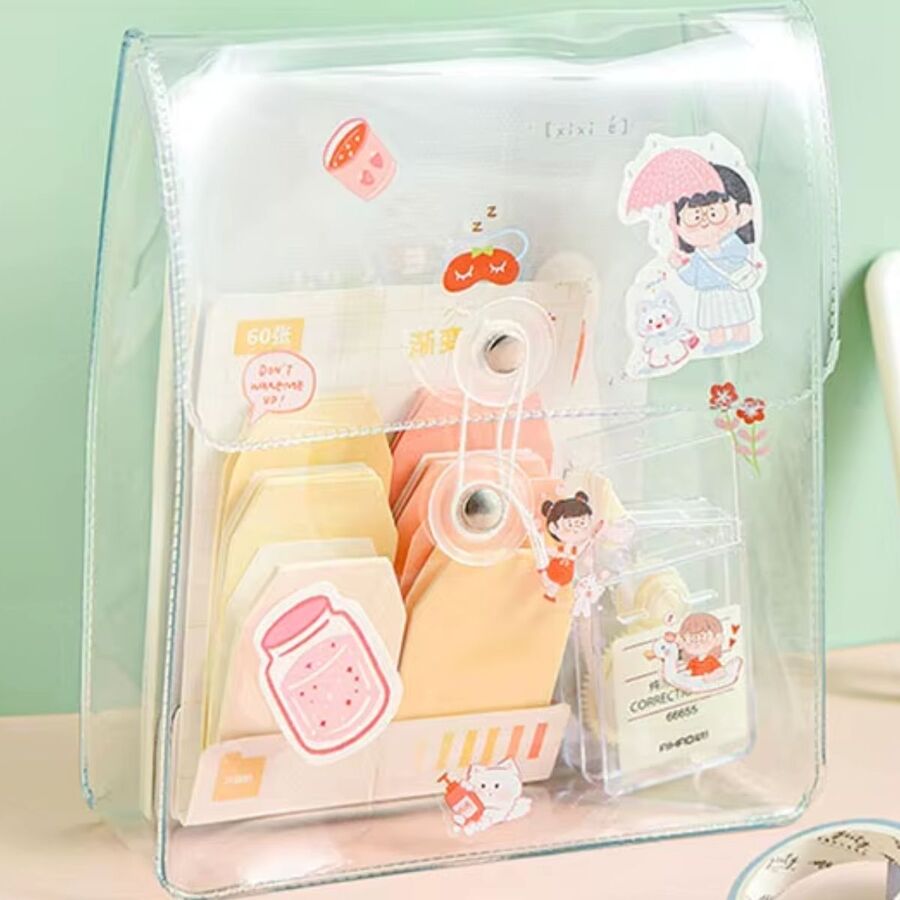 Estuche transparente PVC