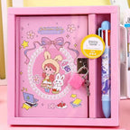 Diario intimo con llave y lapicera