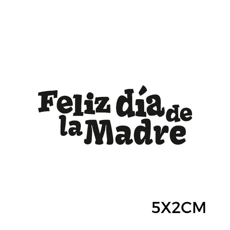 Sello Silicona Feliz Dia De La Madre Simple