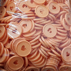 23mm Naranja Aros Encuadernado Tipo Happy Planner.