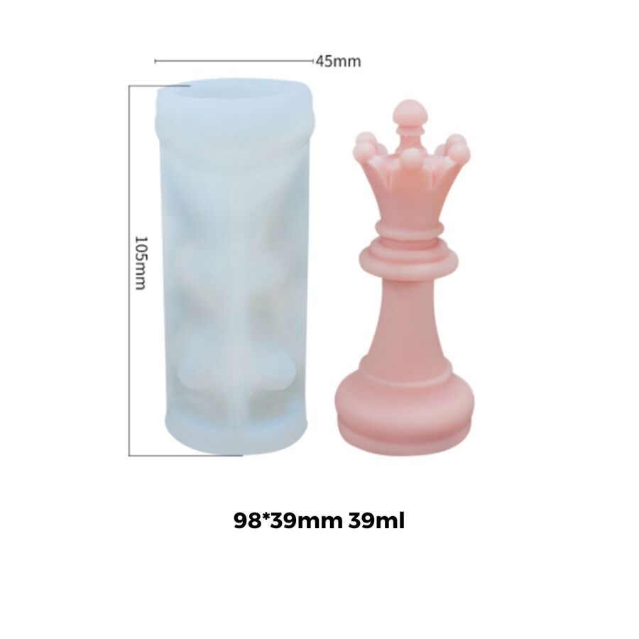 MOLDE SILICONA REINA AJEDREZ