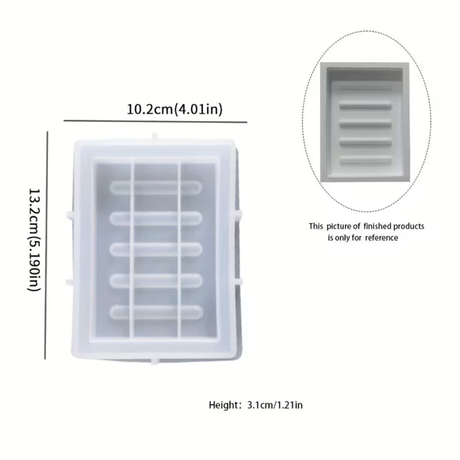 Molde silicona Jabonera - 29986