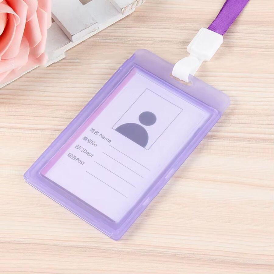 Porta tarjeta colgante