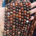 Tira Piedra Bolita 4mm - Brown Agate