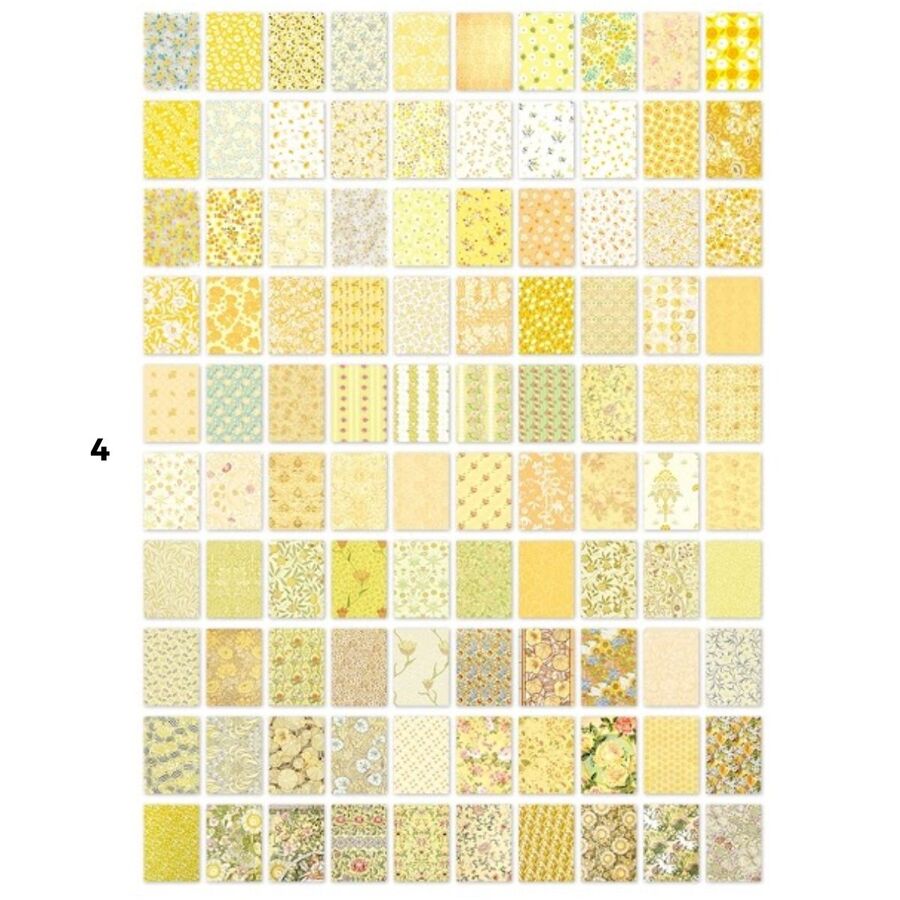 Libro 100 papeles florales