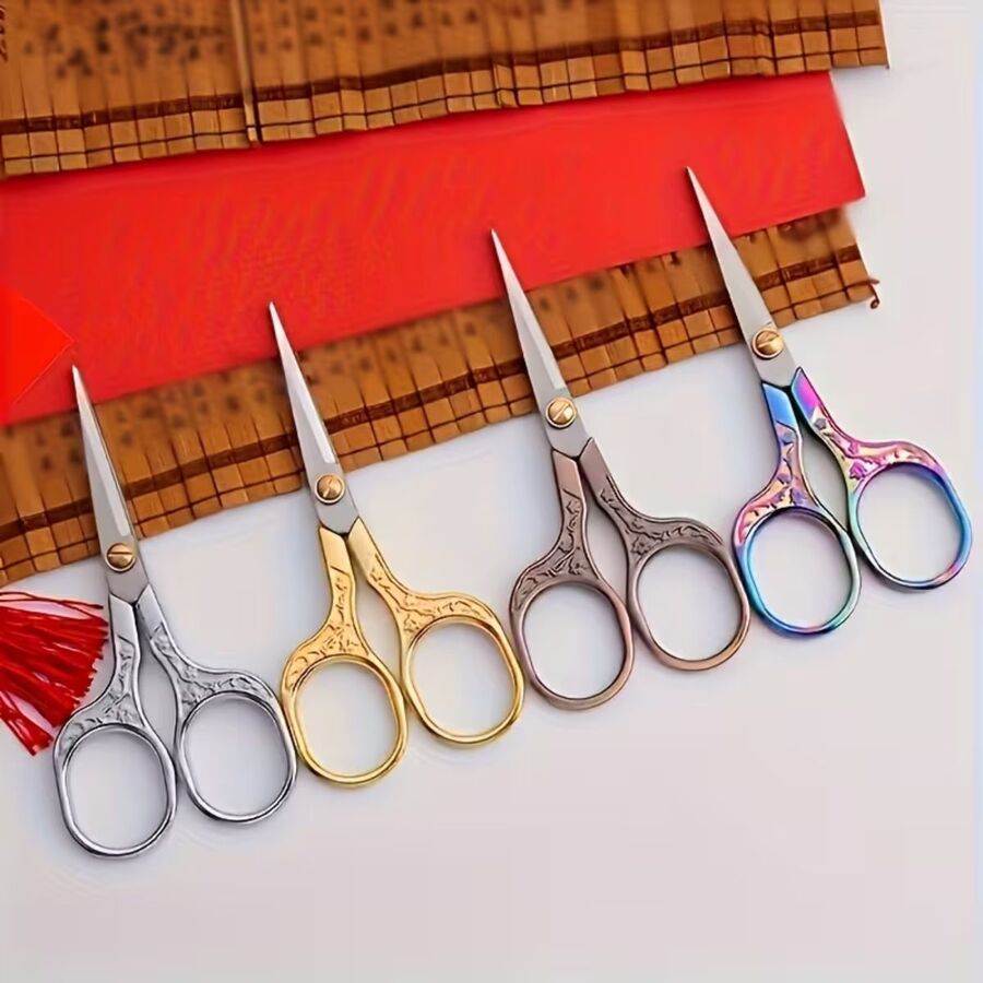 Tijera vintage flor