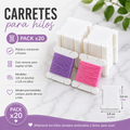 CARRETES PARA HILOS X 20 UNIDADES