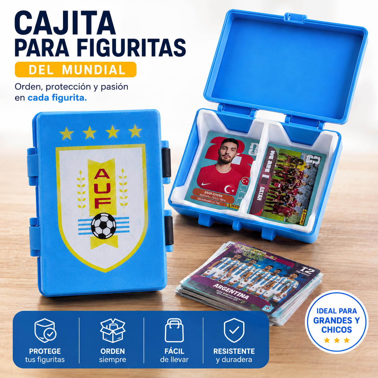 CAJA ORGANIZACION FIGURITAS MUNDIAL