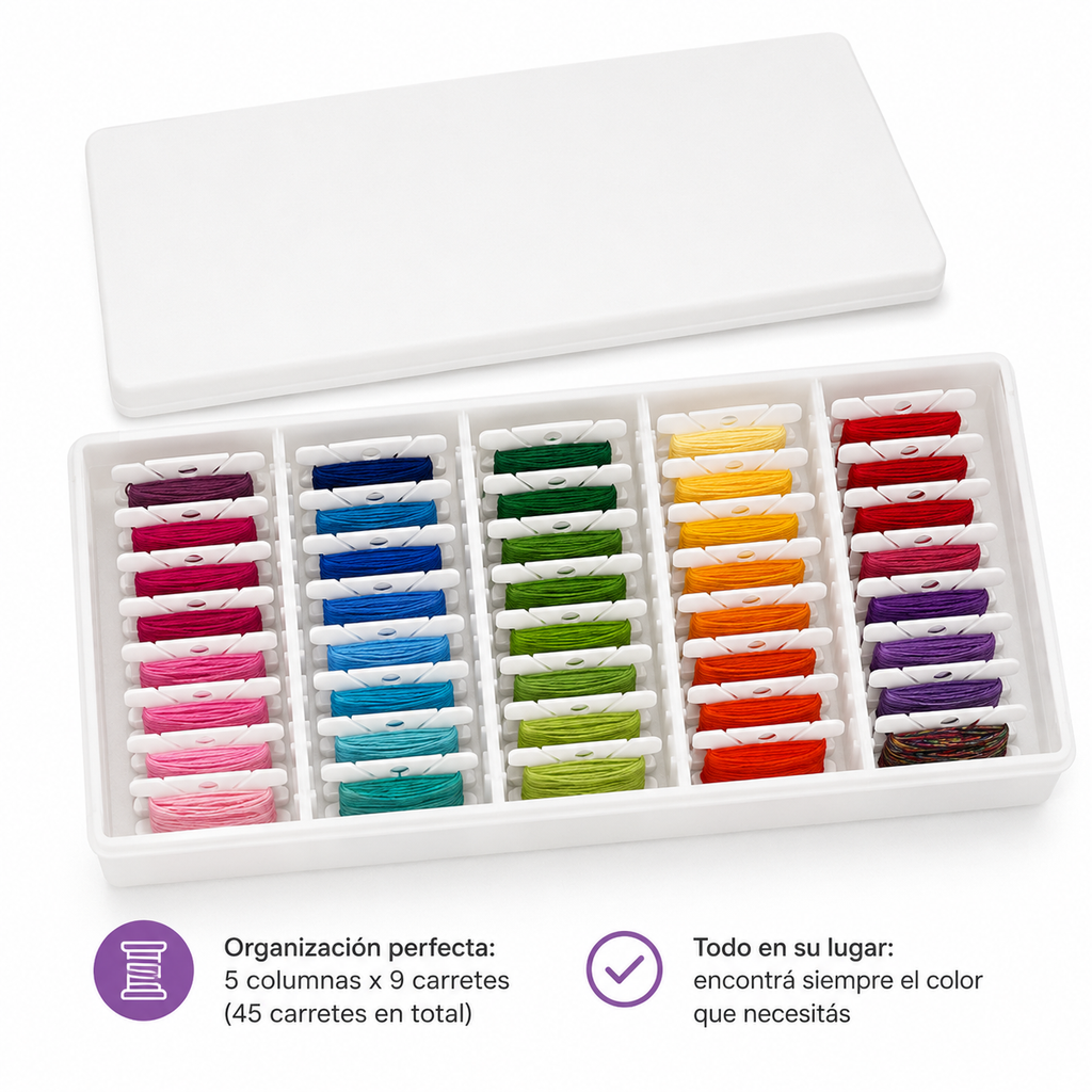 CAJA ORGANIZADORA PARA HILOS