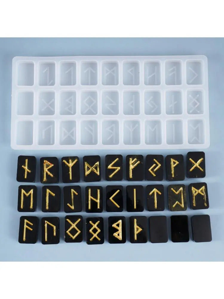 Molde de silicona Runas Vikingas - 29619