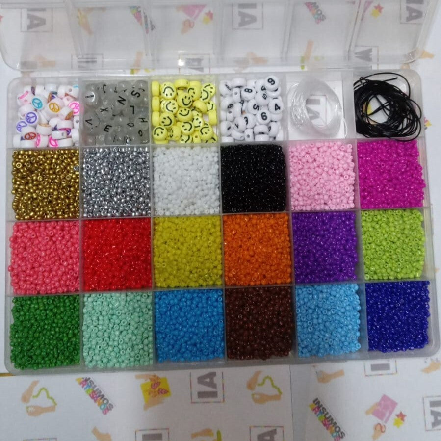 Kit caja mostacillas 2mm