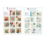 Block papel rustico coleccion floral