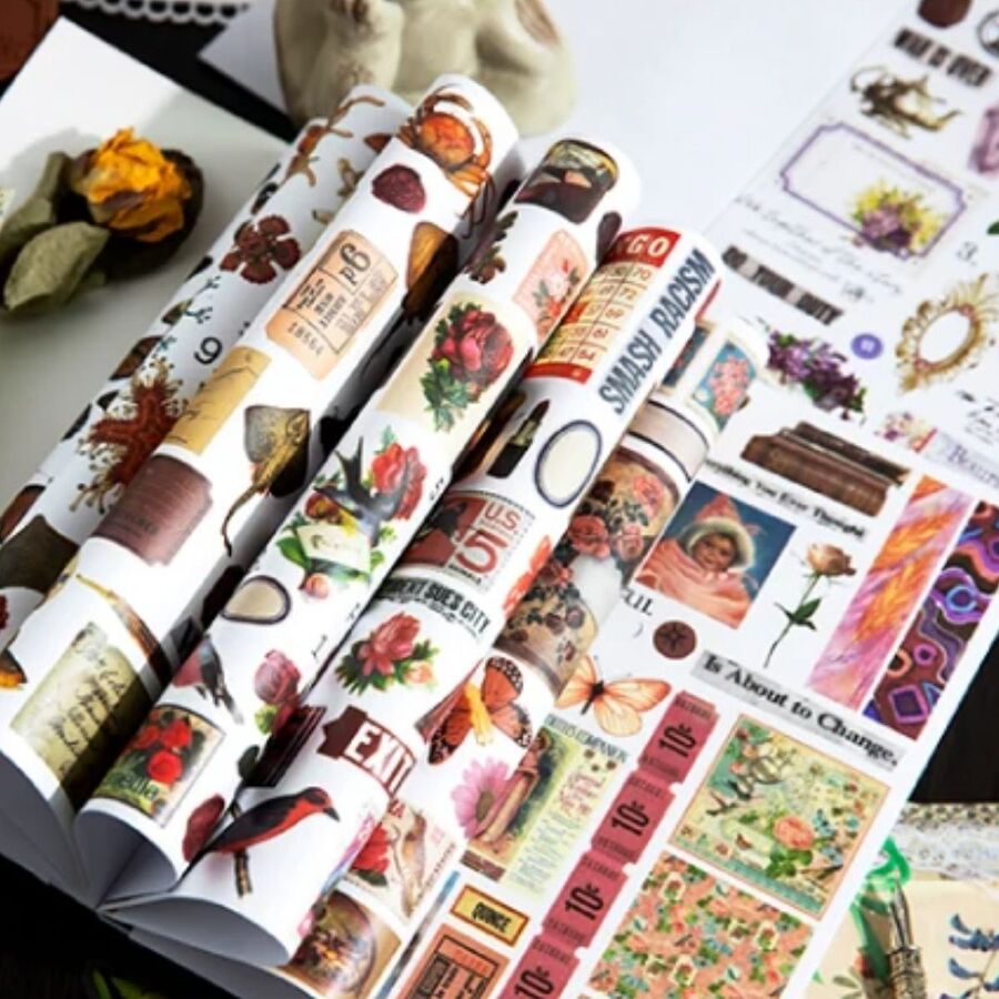 Libro grande de stickers para recortar