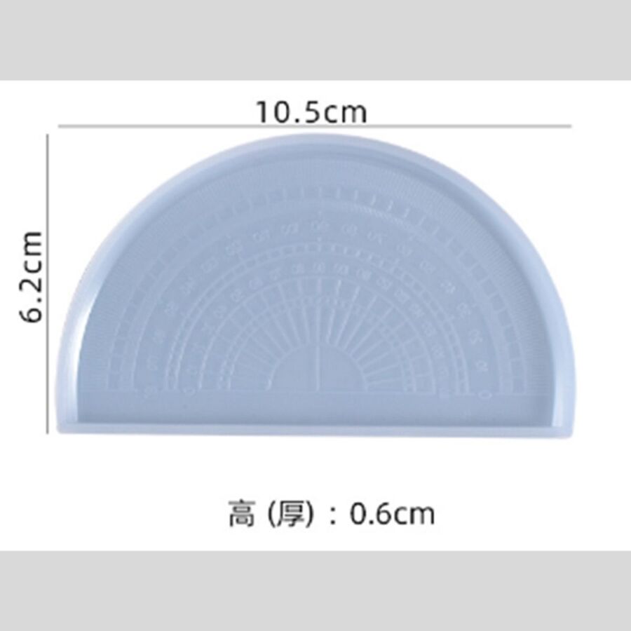 Molde de silicona semicirculo - 29791