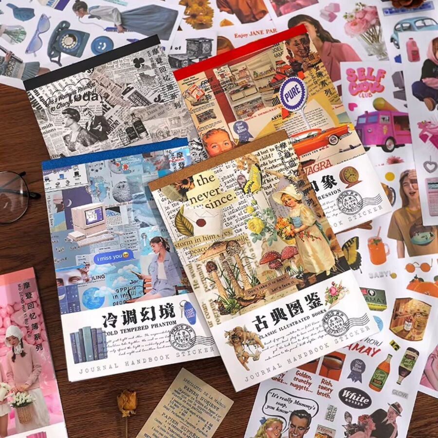 Libros stickers colección moderna