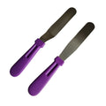 Set 2 espatulas metal reposteria
