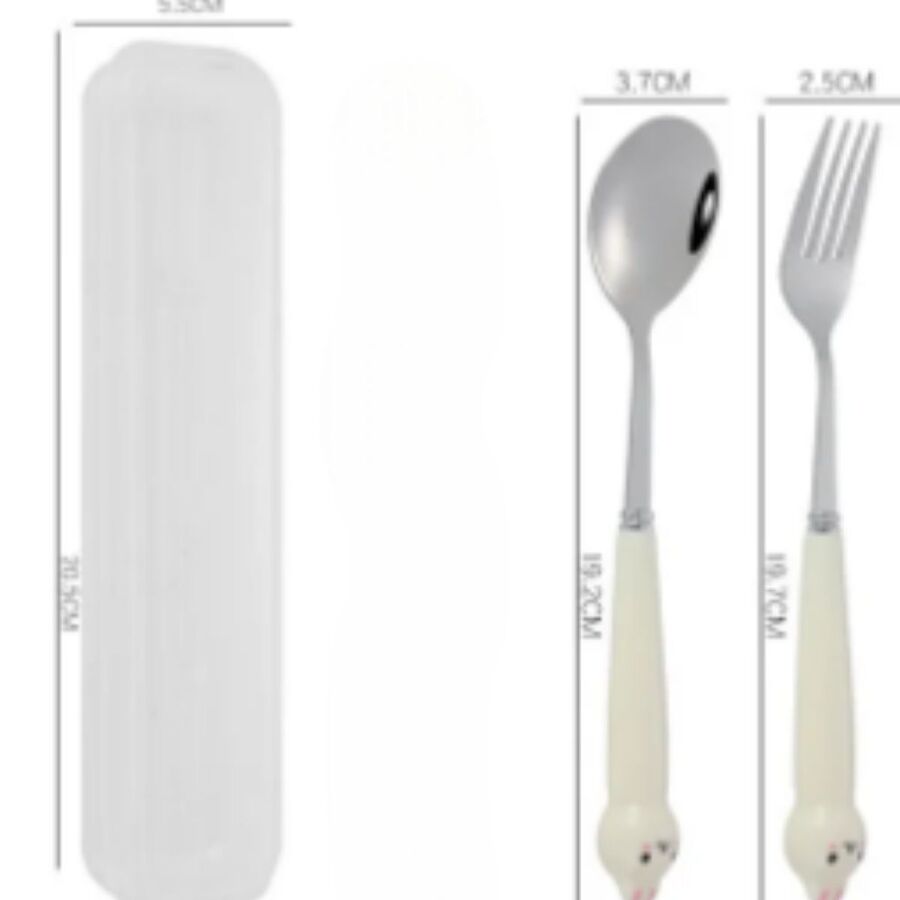 Set cubiertos en estuche