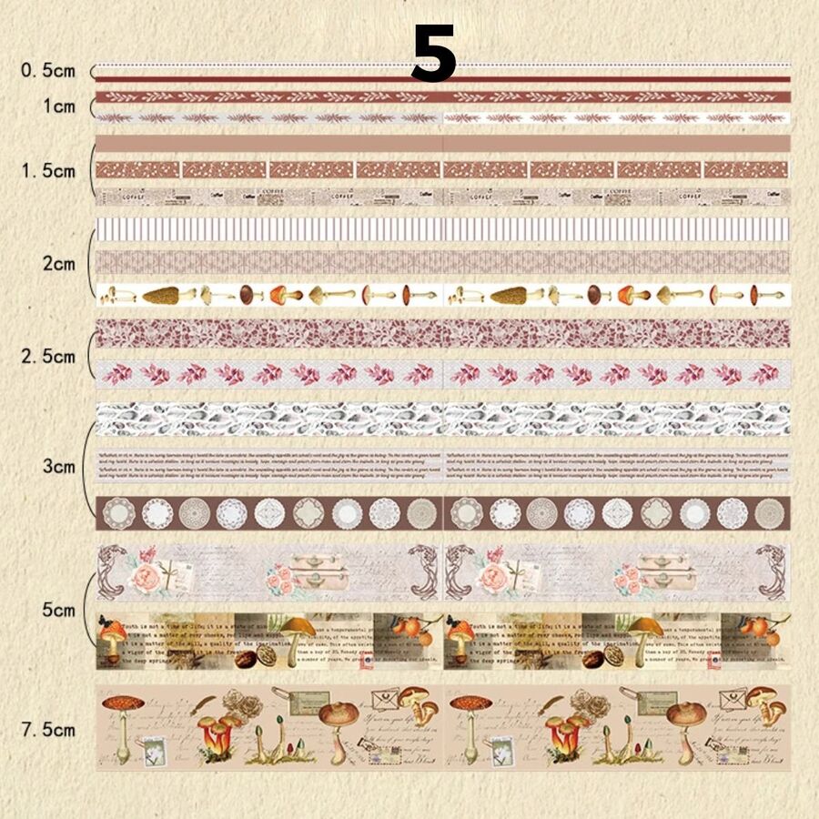 Caja 18 washi tape coleccion poesía