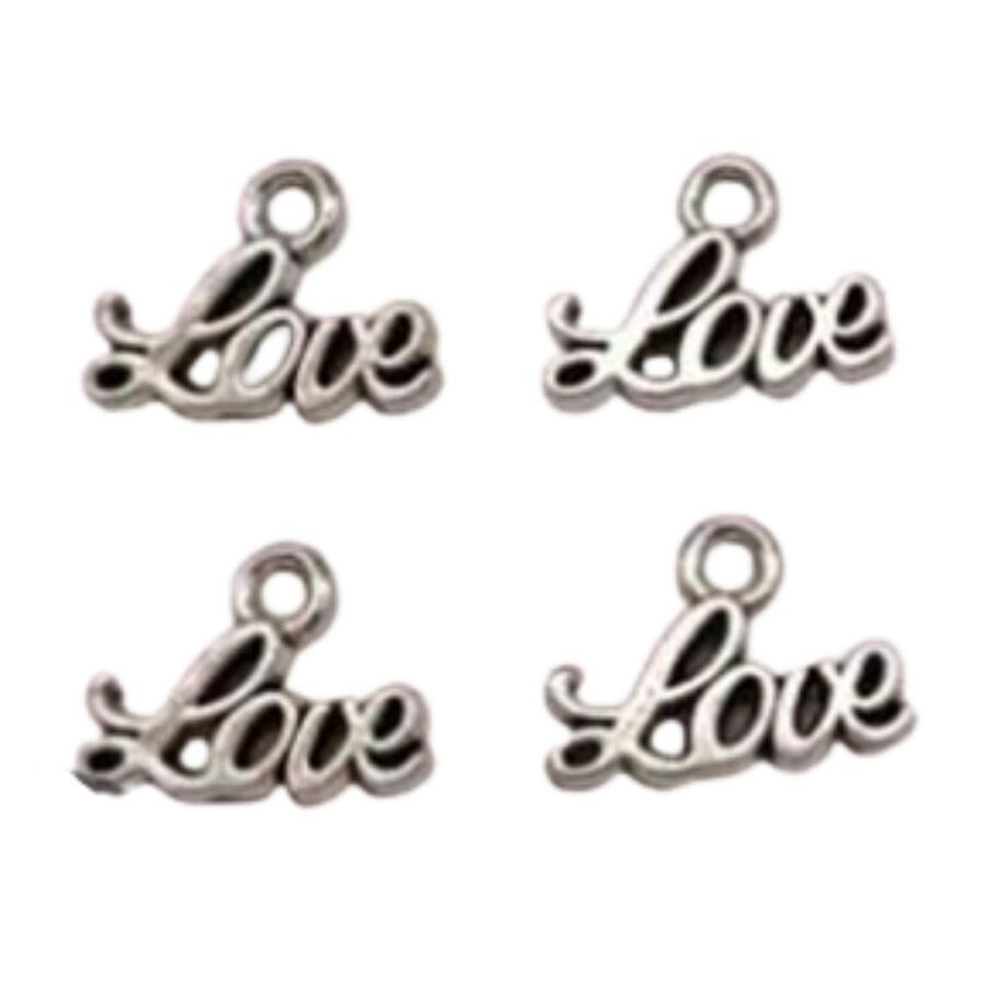 10 DIJE LOVE CURSIVA