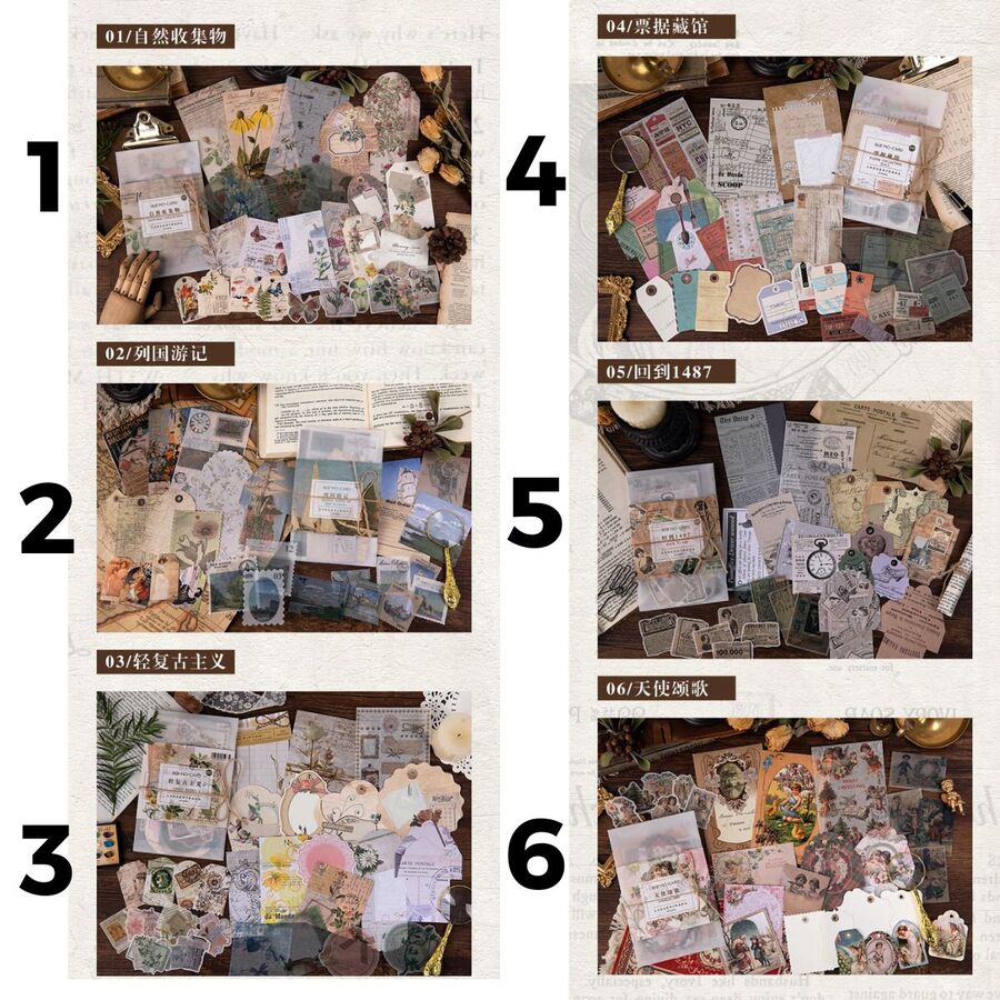 KIT PAPELES, STICKERS, DIE CUTS Y MAS