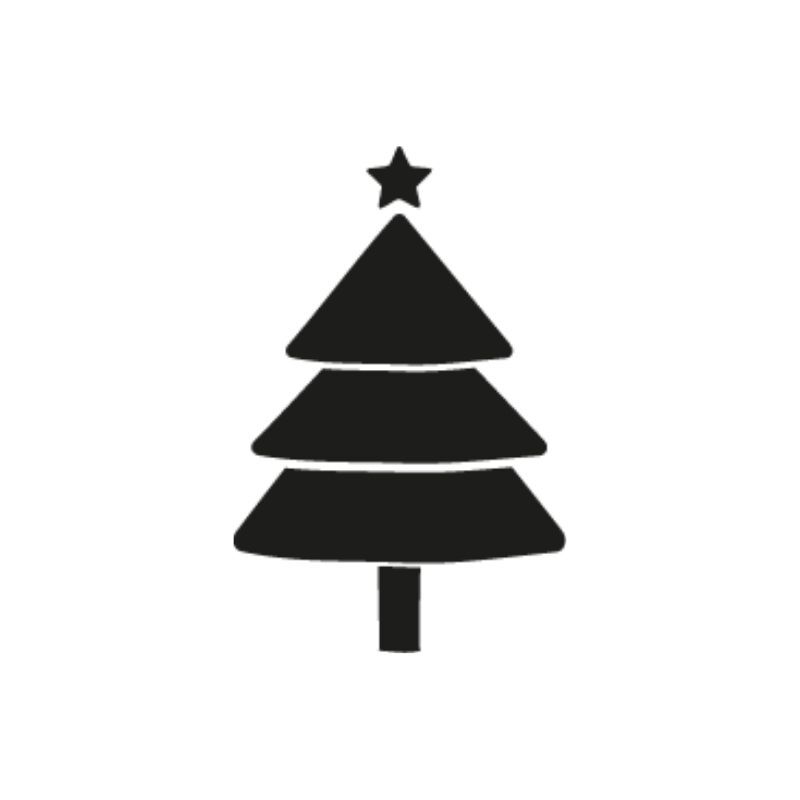 Sello Silicona Pino Estrella Grande