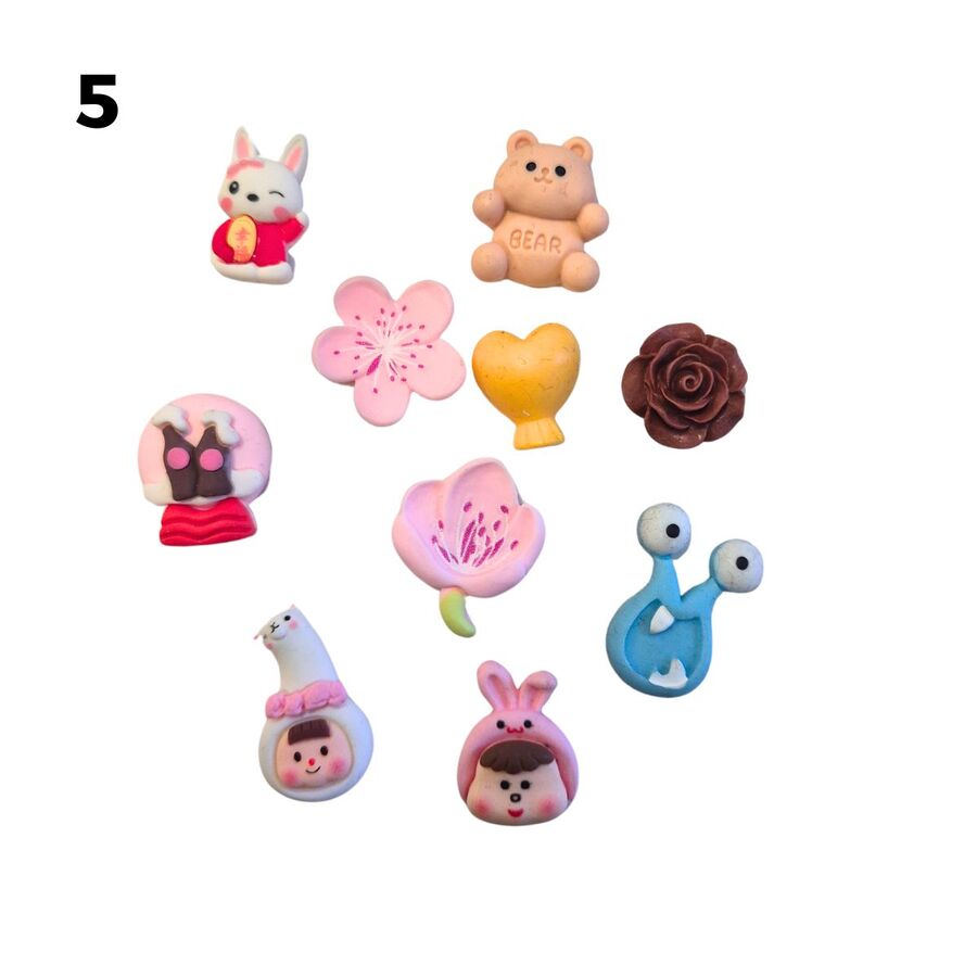 PACK 10 CHARMS SURTIDOS