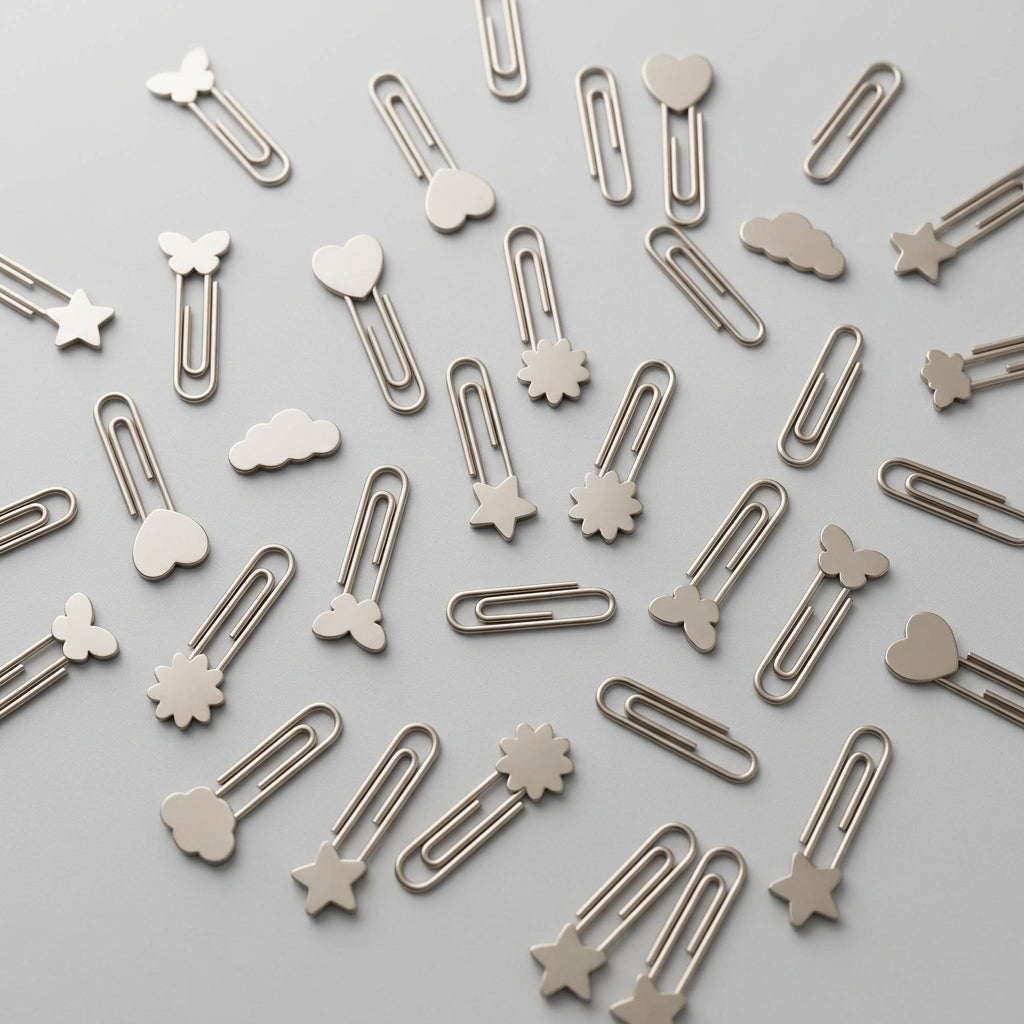 CLIPS DECORATIVOS MIX DE FORMAS